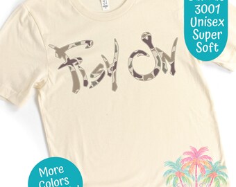 Fish Graphic Tee: Angler Gift - 100% Airlume Cotton