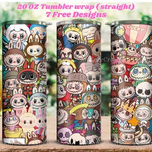 Labubu tumbler wrap 20 oz only