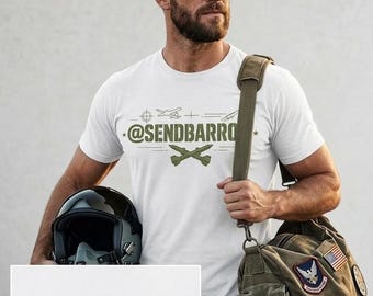 Senden Sie Barron lustiges Luftfahrt Shirt - Retro Kampfjet Meme Geschenk für Piloten