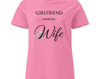 Freundin Verlobte Frau Shirt, Braut Diamant Ring, Verlobungsgeschenk Tee