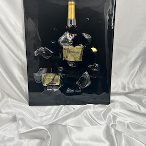 Shattered Bottle Art (No Copyright )
