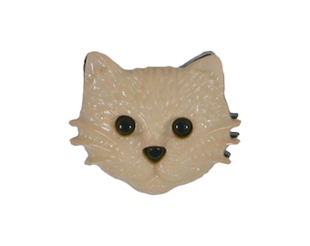 Simpatico bottone viso gatto crema SET DI 5