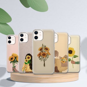 1 Pieza Funda De Teléfono Impresa Con Diseño De Girasol Con Cuerda De Mano  Tpu, Compatible Con Iphone 7 8 11 12 13 14 15 Promax Plus X Xr Xsmax Se2,  Iphone15,15pro,15plus,15promax