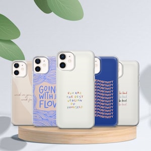 Love Yourself Phone Case With Quotes Cover for Pixel 7 Pro 6A, iPhone 14 13 12 Pro 11 XR, Samsung S21FE S22 5G S22 Ultra A73 A53 Note 20 A11