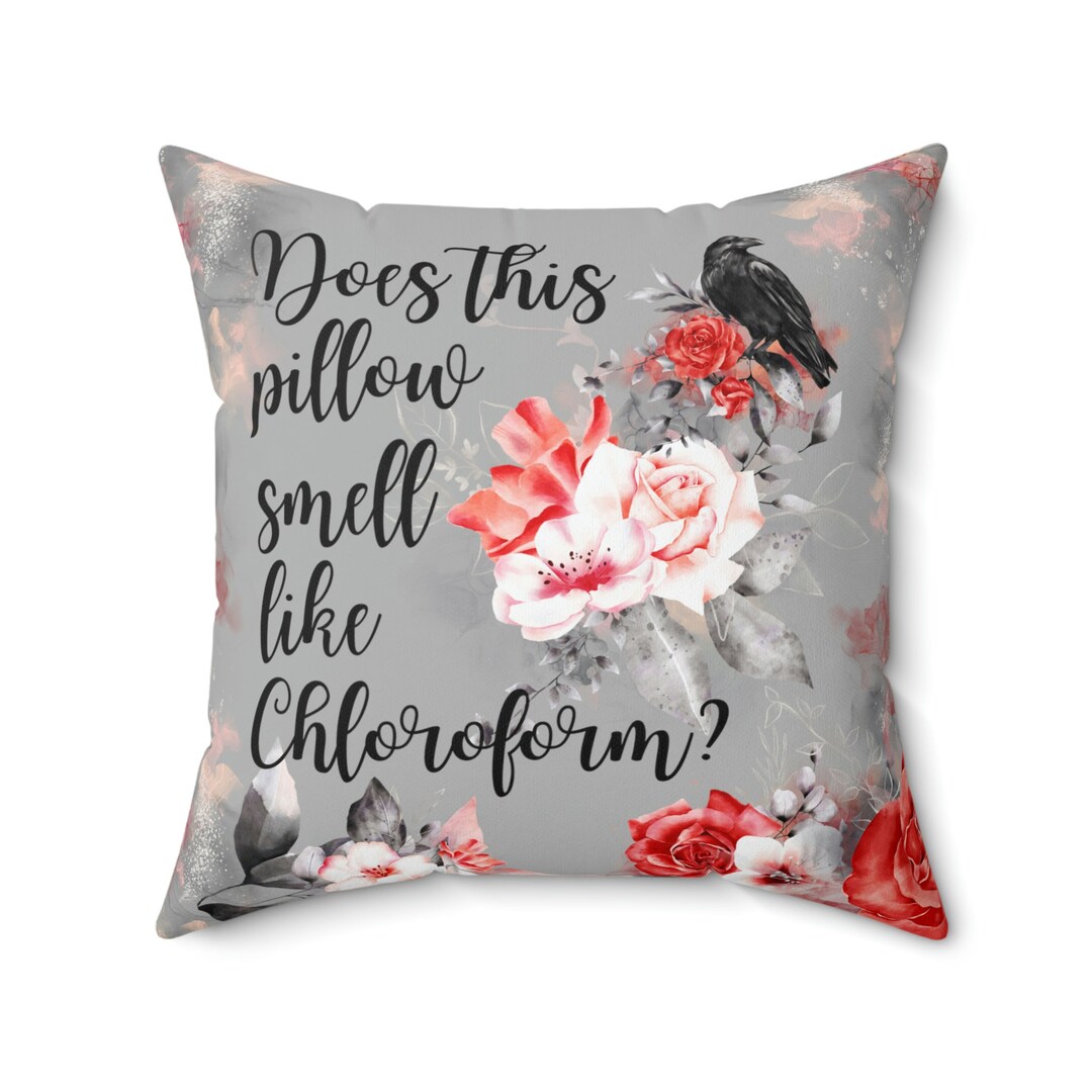 Does This Pillow Smell Like Chloroform Pillow Spun Polyester Etsy