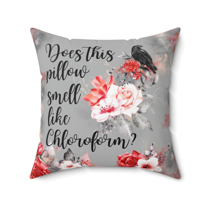 Does This Pillow Smell Like Chloroform Pillow Spun Polyester Etsy