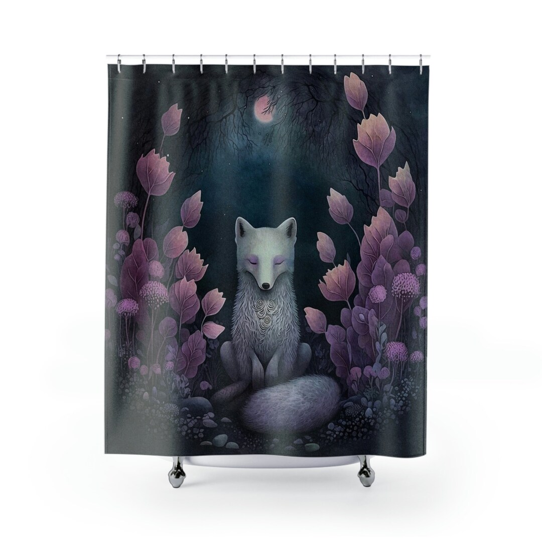 Autumn Wolf Whisper Shower Curtain NCU0DQQ0423