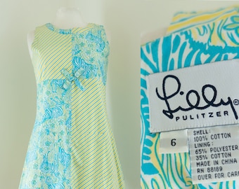 1990s Lilly Pulitzer Shift Dress