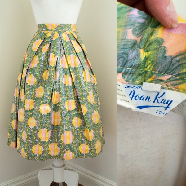 1950s vintage colourful skirt