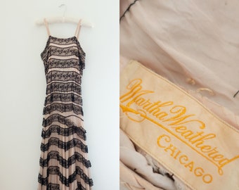 Rare 1920s Martha Weathered Chicago Dress - For Study or Repair