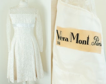 1960s Vera Mont Wedding Dress