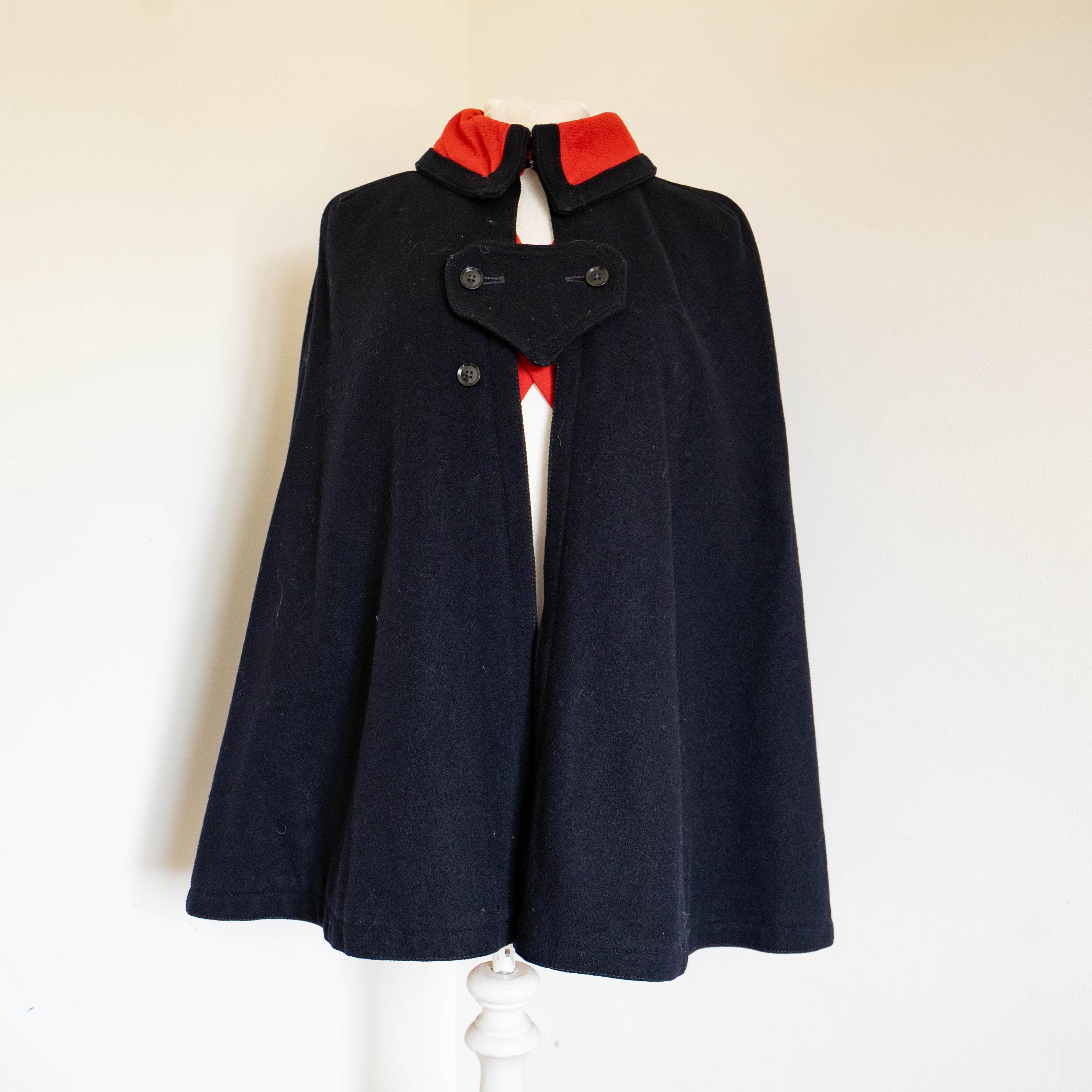 USA製 40s~50s Vintage BRUCK'S NURSE Cape Brucks Vintage All Wool