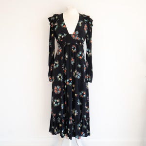 Vintage 1970s Ossie Clarke Celia Birtwell Print Dress