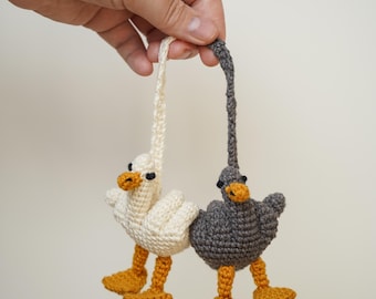 "Schlüsselanhänger ""Double Duck You"" Häkelanleitung Lustiges Spielzeug DIY (PDF Download)"