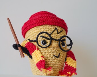 Kaffeebecher-Wizard Amigurumi-Muster: Espresso Patronum (PDF-Häkelanleitung)