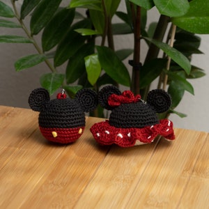 Crochet Mouses Pattern: Amigurumi Keychain, Easy DIY (PDF Pattern)