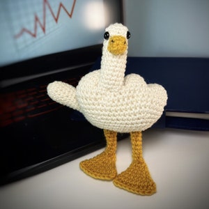 Virkat Duck You-mönster: Rolig leksak DIY (PDF-nedladdning)