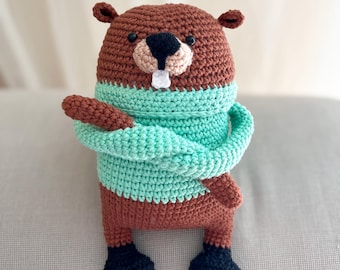 Biber Häkelanleitung: DIY Kuscheltier Biber (PDF Download)