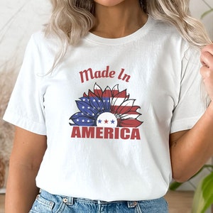 Made in America, Proud American, USA t-shirt, Made in America tee, America, America tee, America t-shirt, USA gift, America gift, T-shirt