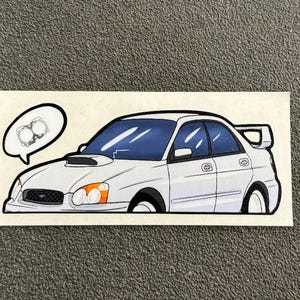Funny Subaru vinyl sticker cars, laptops, water bottles, decorative,