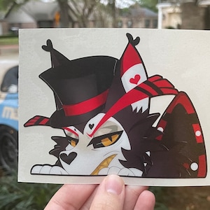 Sticker vinyle Hazbin Hotel Husk
