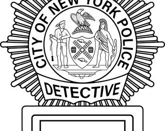 Brooklyn99 にインスパイアされたニューヨーク市警察の刑事バッジ