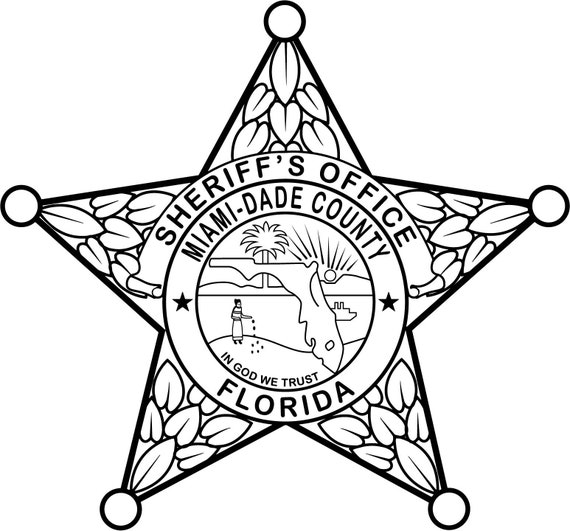 マイアミデイド郡保安官サージェントバッジ Sergeant Miami Dade