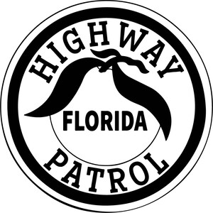 Patch High Way Patrol Florida, fichier vectoriel, svg, badge, gravure, découpe laser, laser, fichier de coupe, contours, dessin au trait