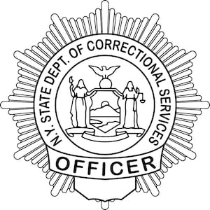 NY State Correctional Officer Patch, Vector Cut File