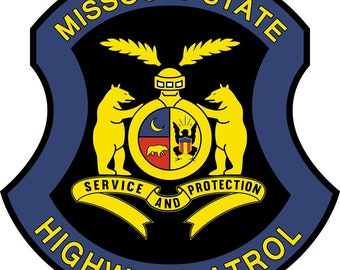 Missouri State Highway Patrol Badge Patch Vector File (SVG)