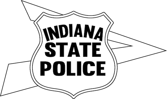 キャプテン警察バッジ インディアナポリス インディアナ州警察バッジ SVG、DXF、ベクター（デジタルファイル