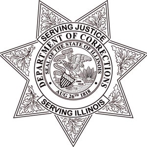 Correcties Badge Vector Illinois State Vector Bestand patch, vector, lasergravure, vezel, laser, gravure, gesneden bestand, contouren, kunstlijn