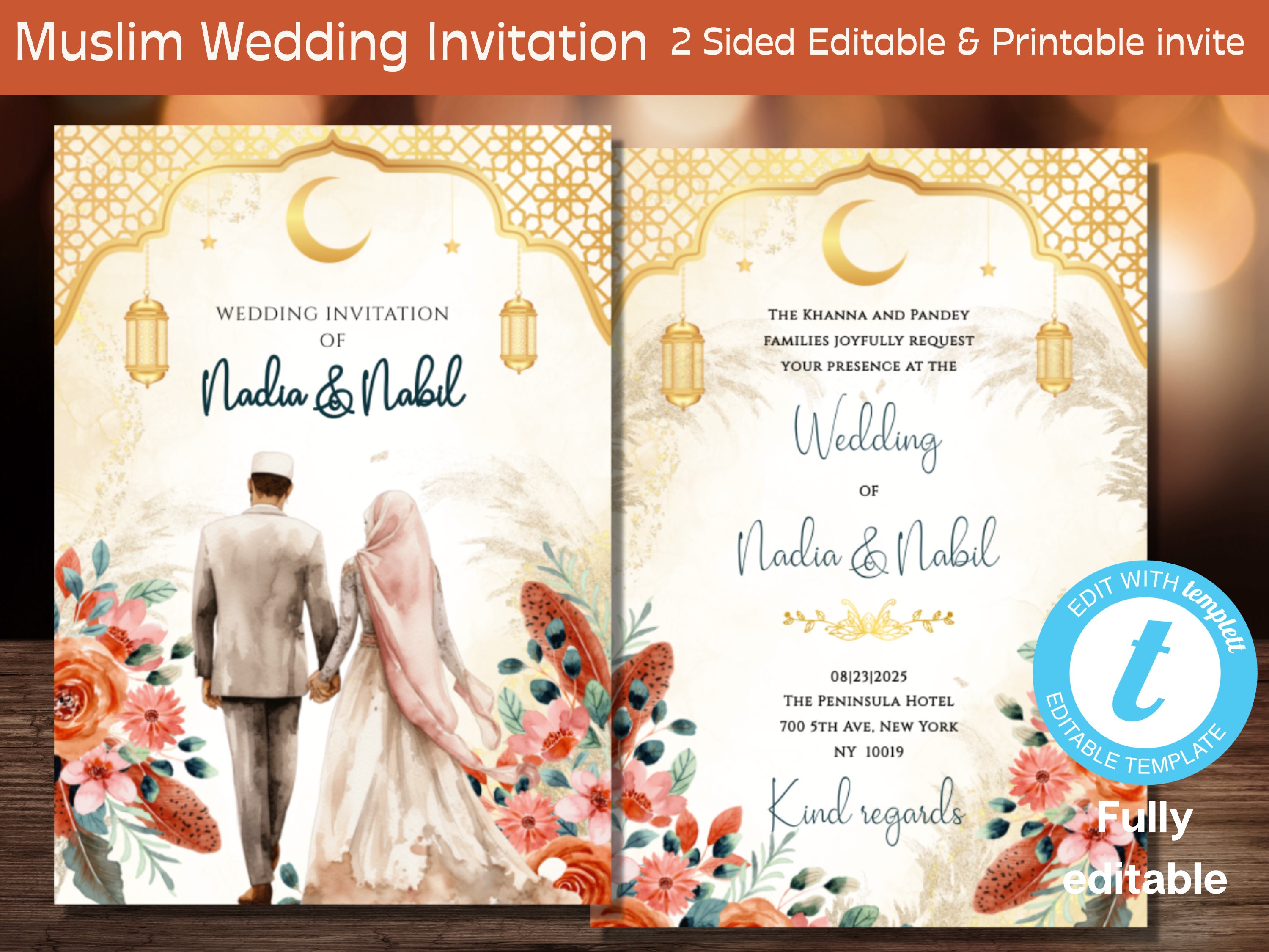 muslim invitation cards