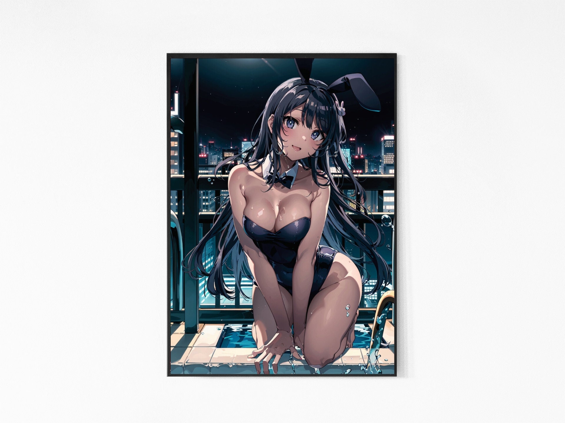 Rascal Does Not Dream of Bunny Girl Senpai (Seishun Buta Yarou wa Bunny  Girl Senpai no Yume wo Minai) Anime Fabric Wall Scroll Poster (32x45)  Inches