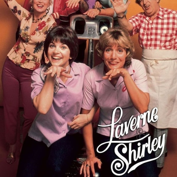 Laverne and Shirley Cast Vintage Classic TV Series Movie Poster Wall Decor