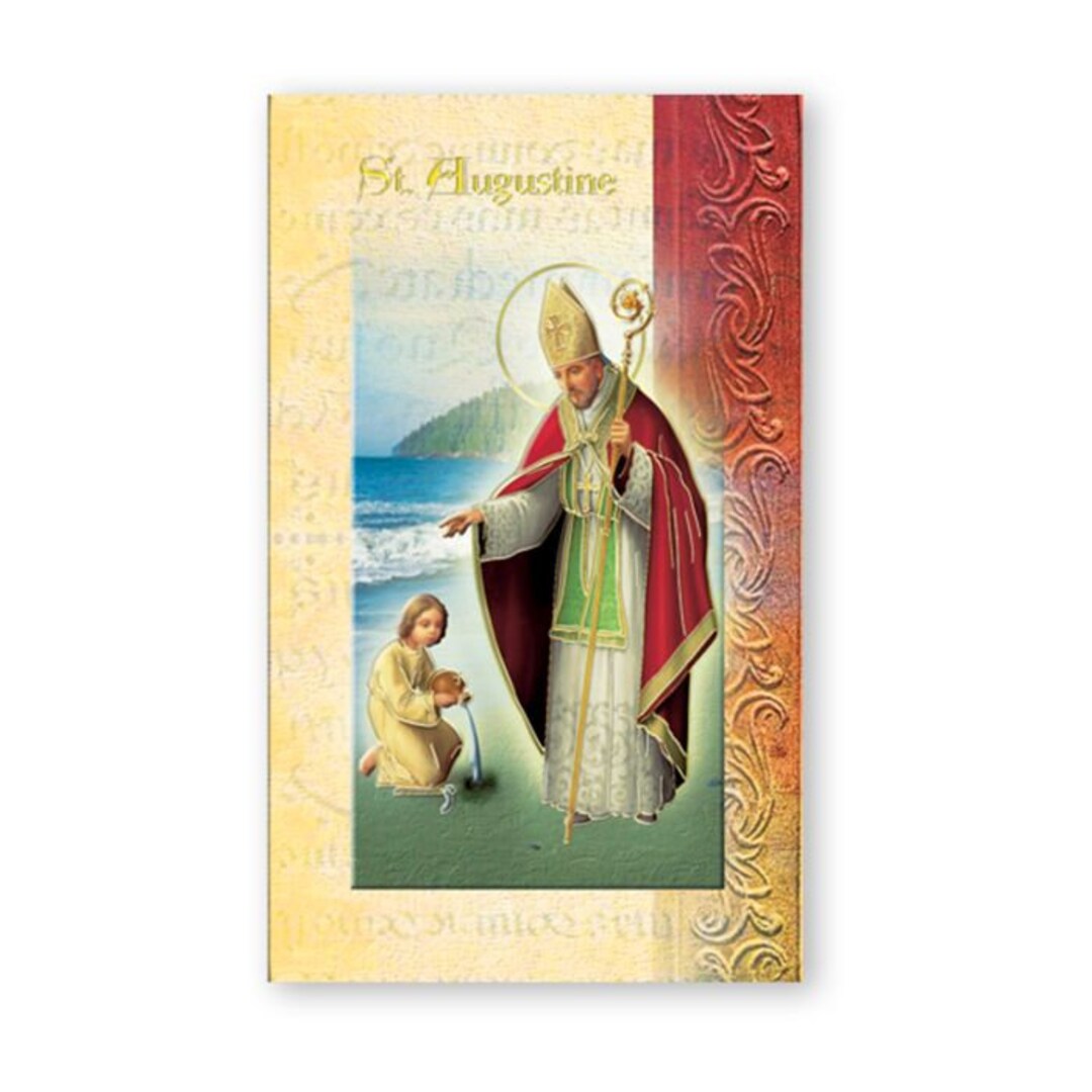 Biography of Saint Augustine Name Meaning Patron Attributes - Etsy