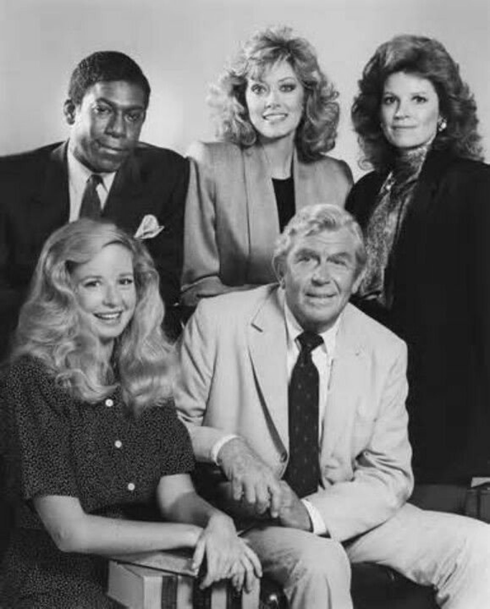 Matlock Cast Andy Griffith Studio Photo Poster Framing Print Vintage