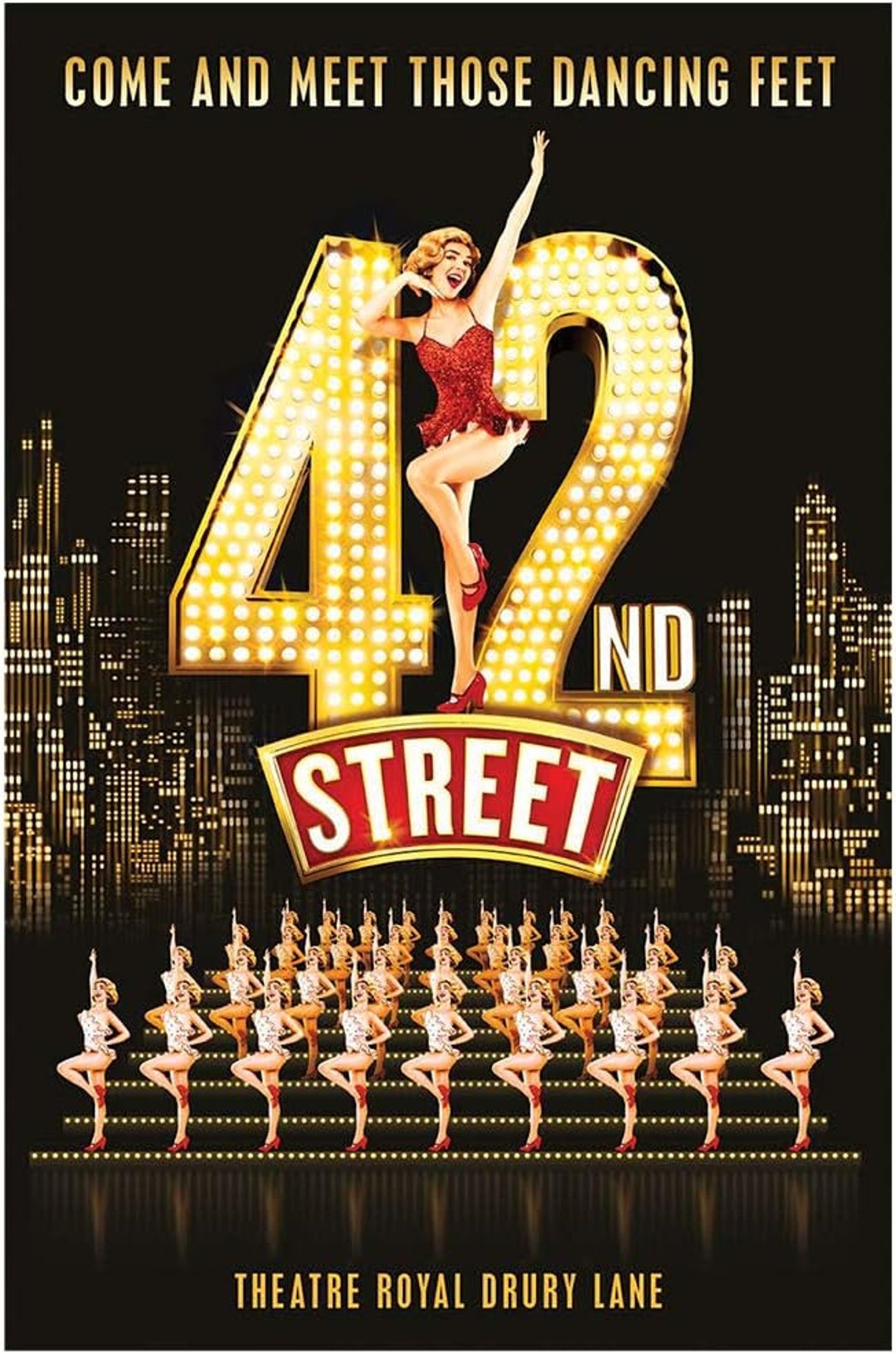 Musical Theater 42nd Street Broadway Poster Framing Print Wall Decor Etsy
