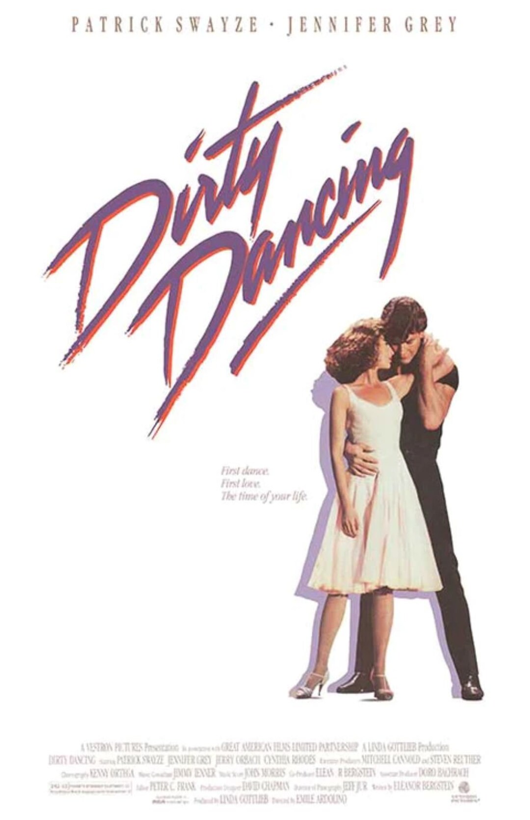 Dirty Dancing Patrick Swayze Movie Theater Poster Framing Print Wall