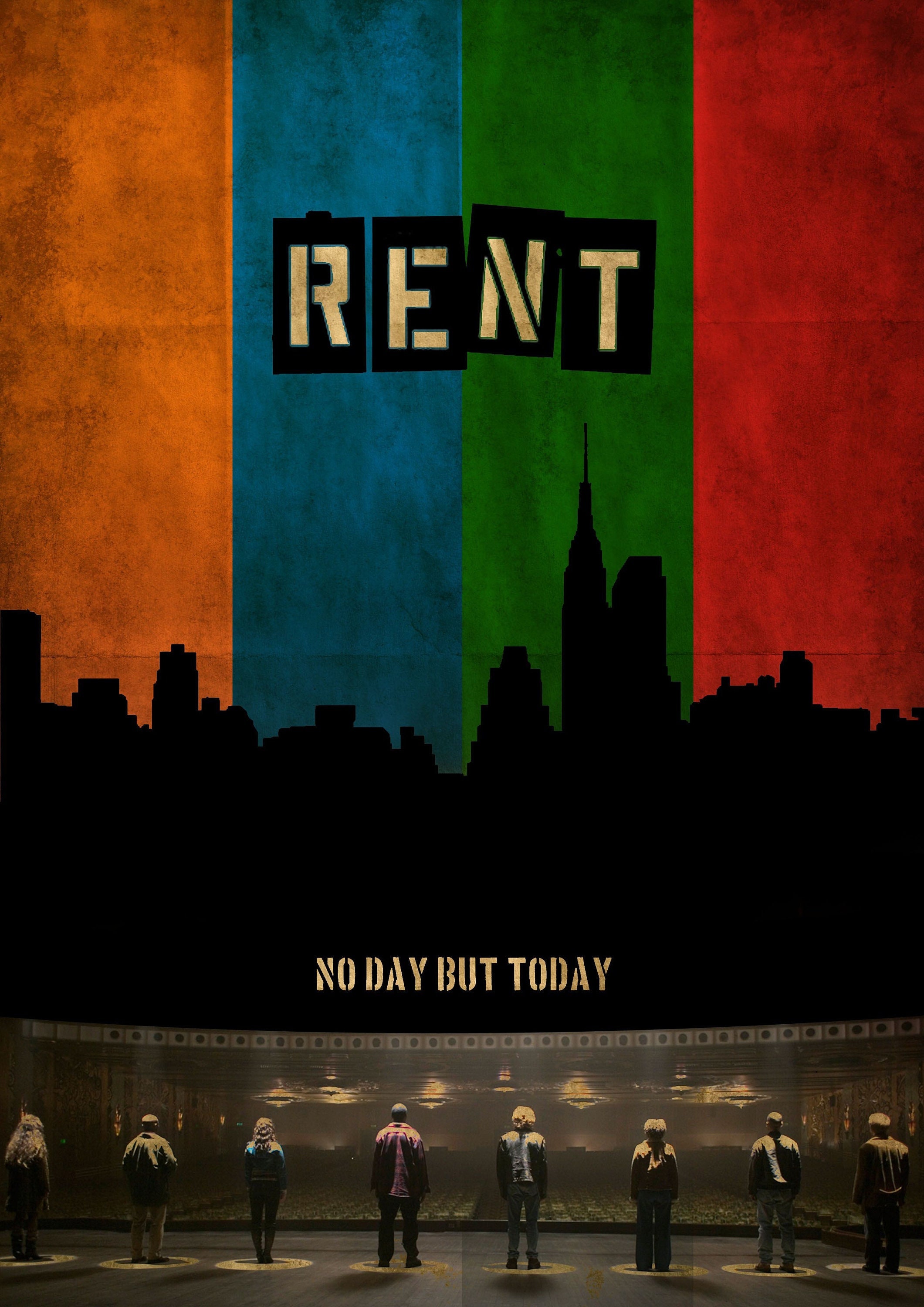 Musical RENT Broadway Poster Framing Print Wall Decor Etsy