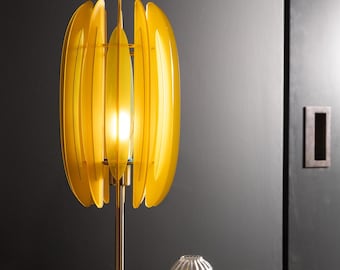 Yellow Table Lamp | Cactus 300 | Bedside Light | Mid Century Modern |