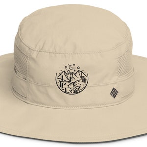 Embroidered Custom Columbian Boonie Hat ,Outdoor Camping hat, Hiking hat Custom Personalization Sun hat,Summer Comouflage sun hat