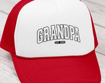 Sombrero de espuma personalizado para abuelo y papá