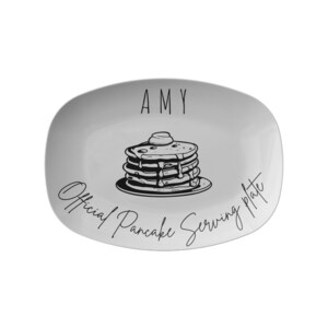 Custom Name official Pancake Serving Platter