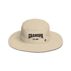 Custom Embroidered Grandpa Grandma Columbia Booney hat Gift for Birthday
