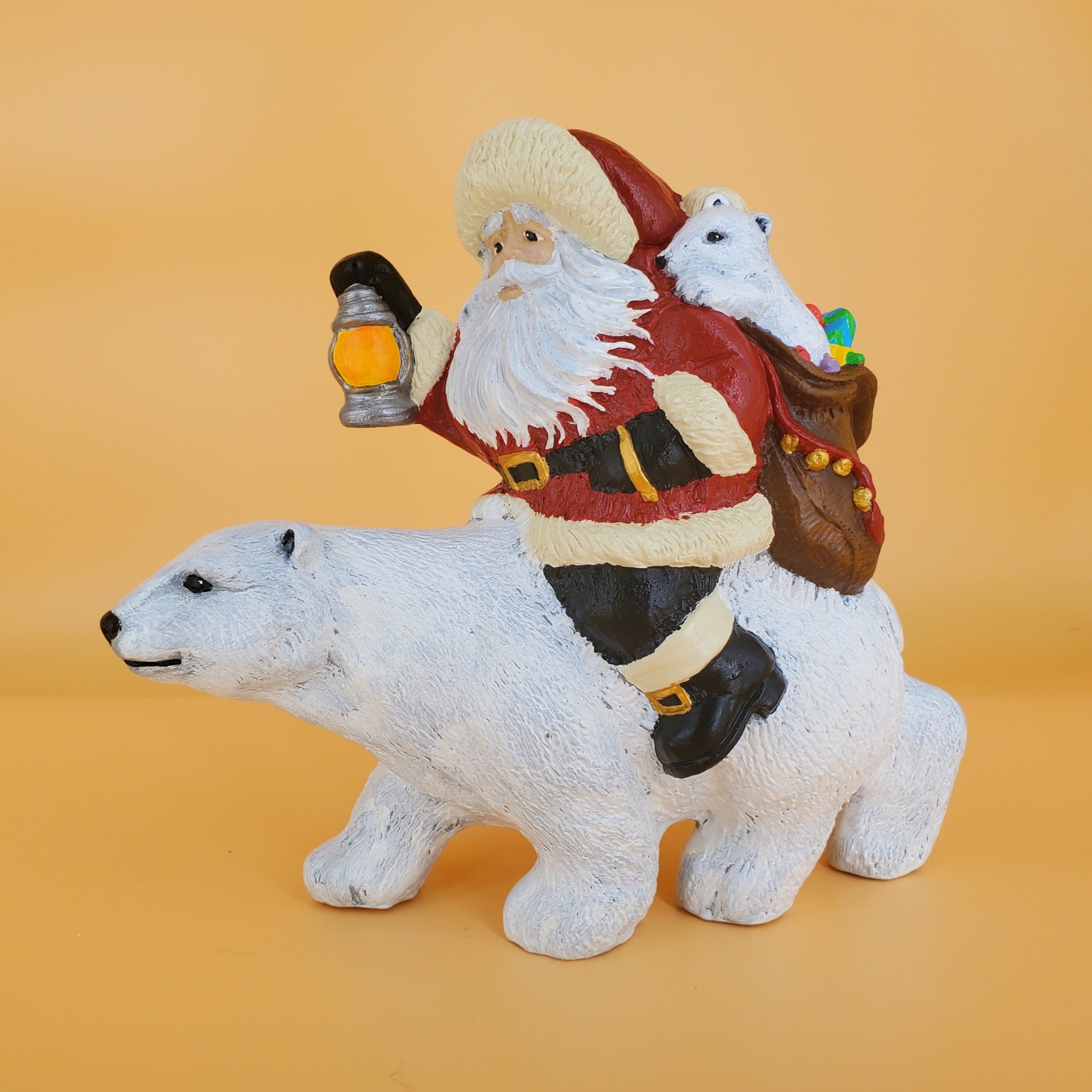 Vintage Santa Bear - Etsy Vintage Santa Bear - Etsy