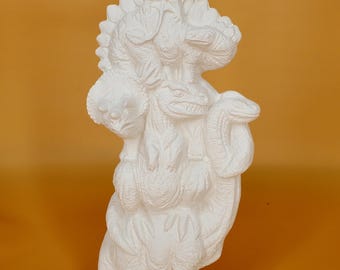 Stack of Dinos - Slip Cast Ceramic Bisqueware - Ready To Paint - Unfinished or Customizable