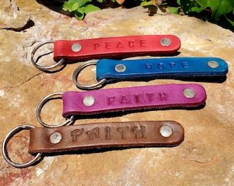 Custom Leather Keychain
