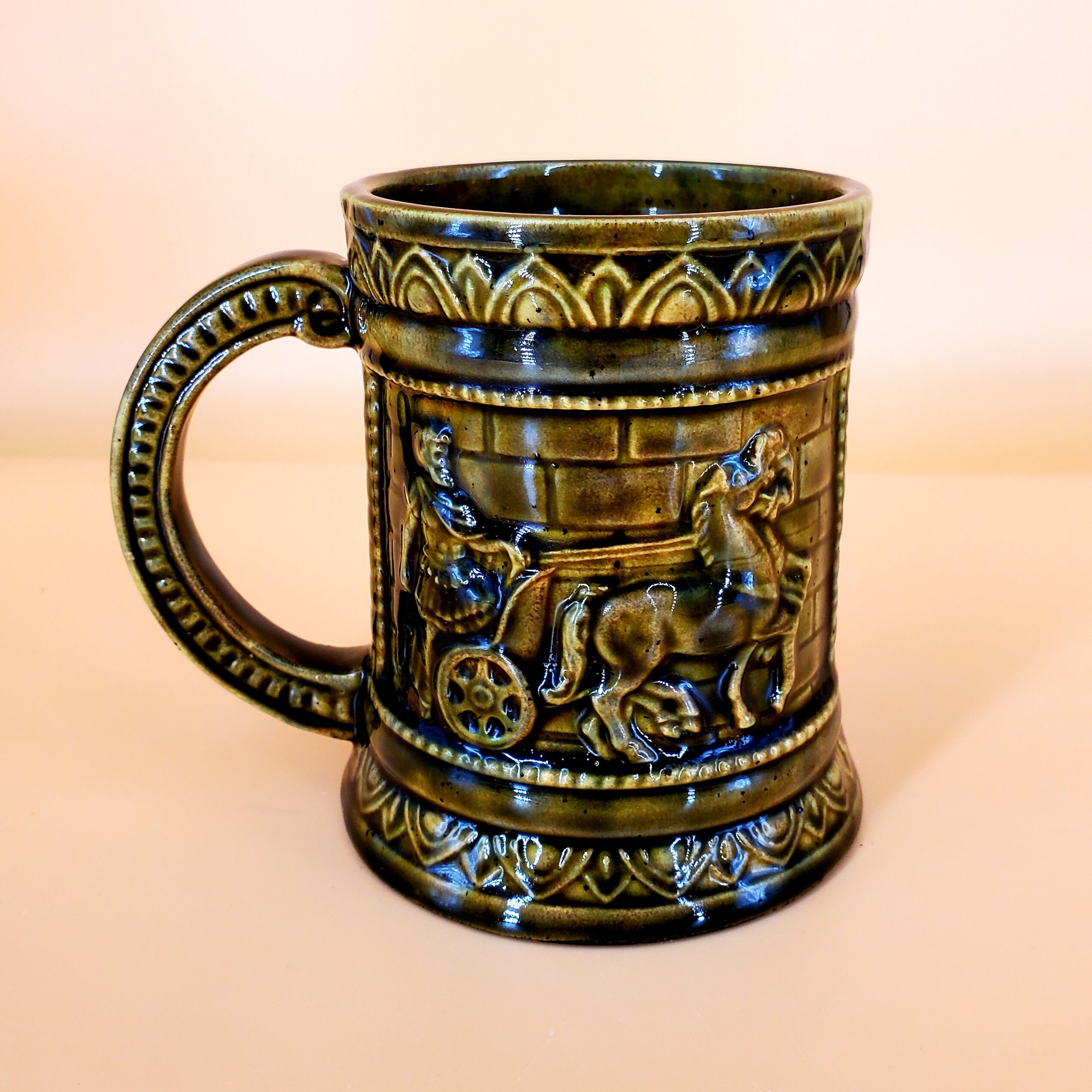 Roman Coliseum Cup Slip Cast Ceramic Bisqueware Etsy