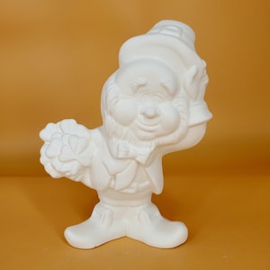 Leprechaun - Slip Cast Ceramic Bisqueware - Ready To Paint - Unfinished or Customizable